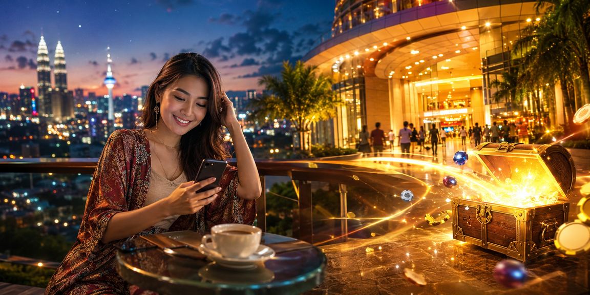 Pengguna Kedah bermain permainan slot mudah alih alibaba66 pada waktu rehat